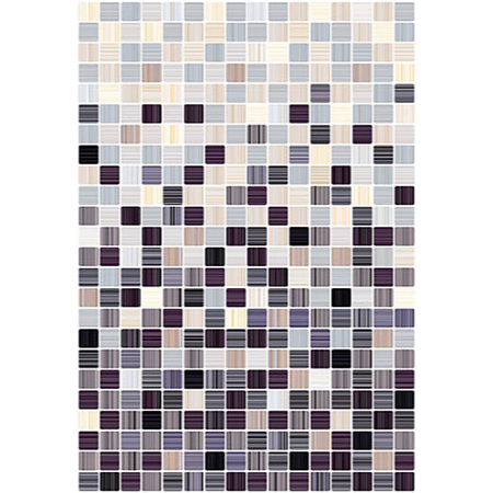 Faianta baie glazurata Keramin Glamour 4C, multicolor, lucios, aspect de piatra, 40 x 27.5 cm