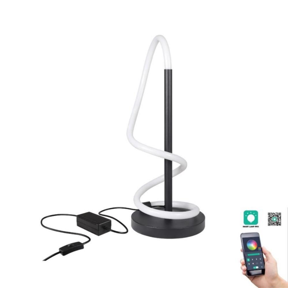 Veioza LED Klausen Fiora TL1, KL148022, 13W-27W-13W, 3000K-4500K-6500K, alb