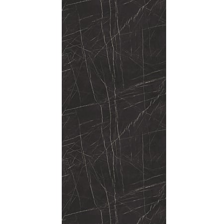 Placa antistropi Egger F206 PM Pietra Grigia negru/ GZW SM Alb, laca suport MDF, decor marmura, anti-amprenta, 4100 x 640 x 8 mm