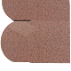 Sindrila bituminoasa forma solzi, maro, 3 mp/pachet