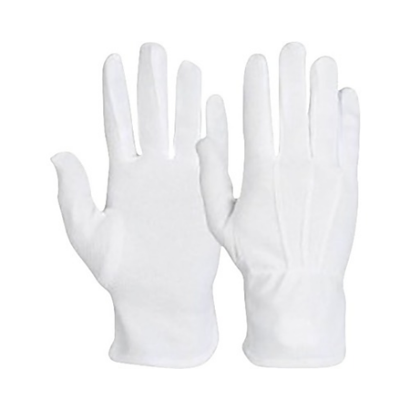 Manusi de protectie Dalgeco basic 1060, bumbac + PVC, marimea 10, alb
