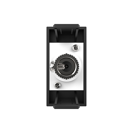 Modul priza TV 1M Livolo VL-FCTV-1BP, policarbonat, negru