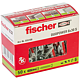 Diblu Fischer Duopower, nylon, 6 x 30 mm, 50 bucati