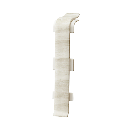 Set element de imbinare plinta Arbiton Indo 70, stejar alb 108, PVC, 70 x 26 mm, 2 bucati/set