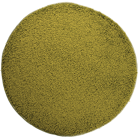 Covor rotund Mistral, 100% polipropilena friese, model modern mar verde, 133 cm