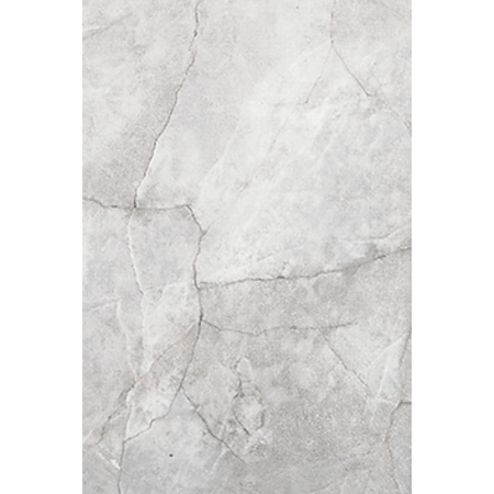 Faianta baie rectificata Kai Siena, gri, lucios, aspect marmura, 30 x 20 cm