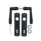 Maner tip sild pentru cheie, aluminiu, negru, 72 mm