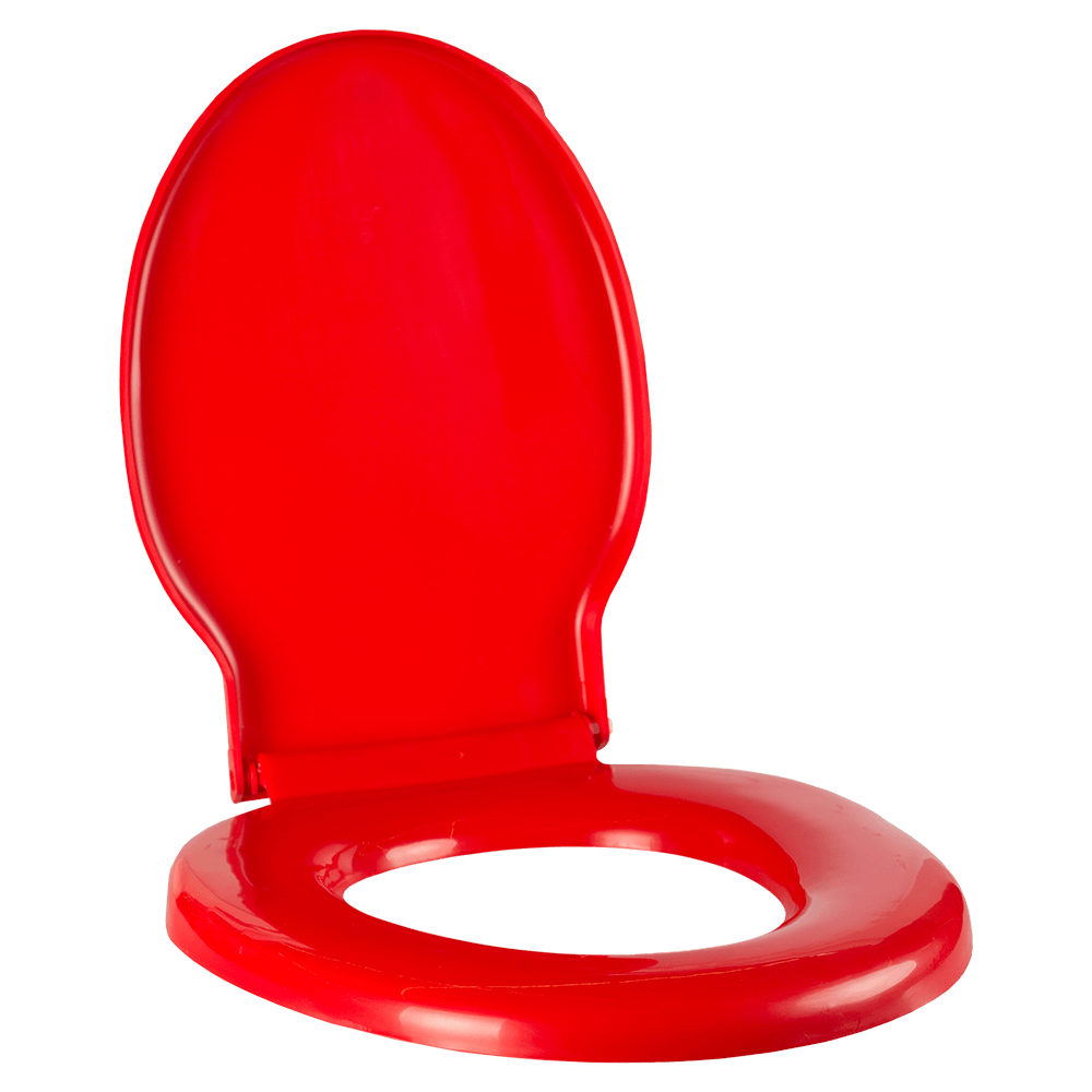 Capac WC Romtatay Unic, polipropilena, rosu, 48x39x60 cm