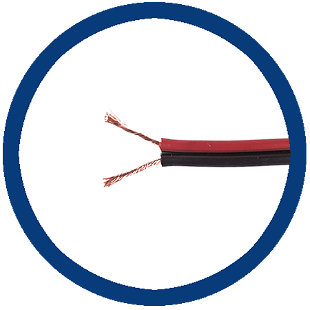 Cablu electric MYUP 2 x 0.5 mmp, izolatie PVC, rotund