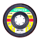 Disc lamelar, pentru inox / metale, Hikoki Proline 752588, 125 mm, granulatie 80 