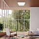 Plafoniera led Fabio, 35 W, metal/plastic, alb