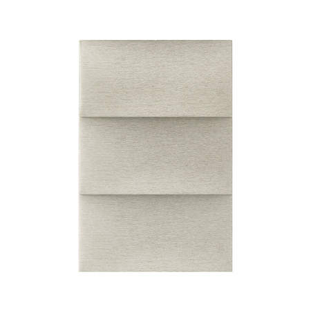 Panou decorativ tapitat, Simple KA02, crem, dreptunghi, 600 x 300 x 37 mm