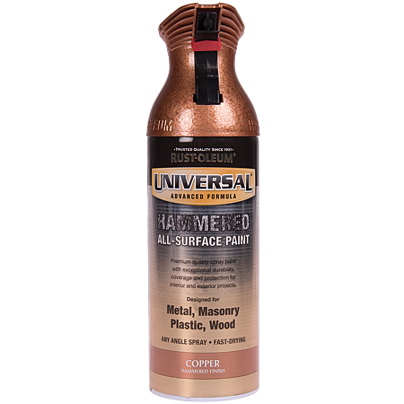 Vopsea spray universala Rust-Oleum, cupru lovitura de ciocan, mat, interior/exterior, 400 ml