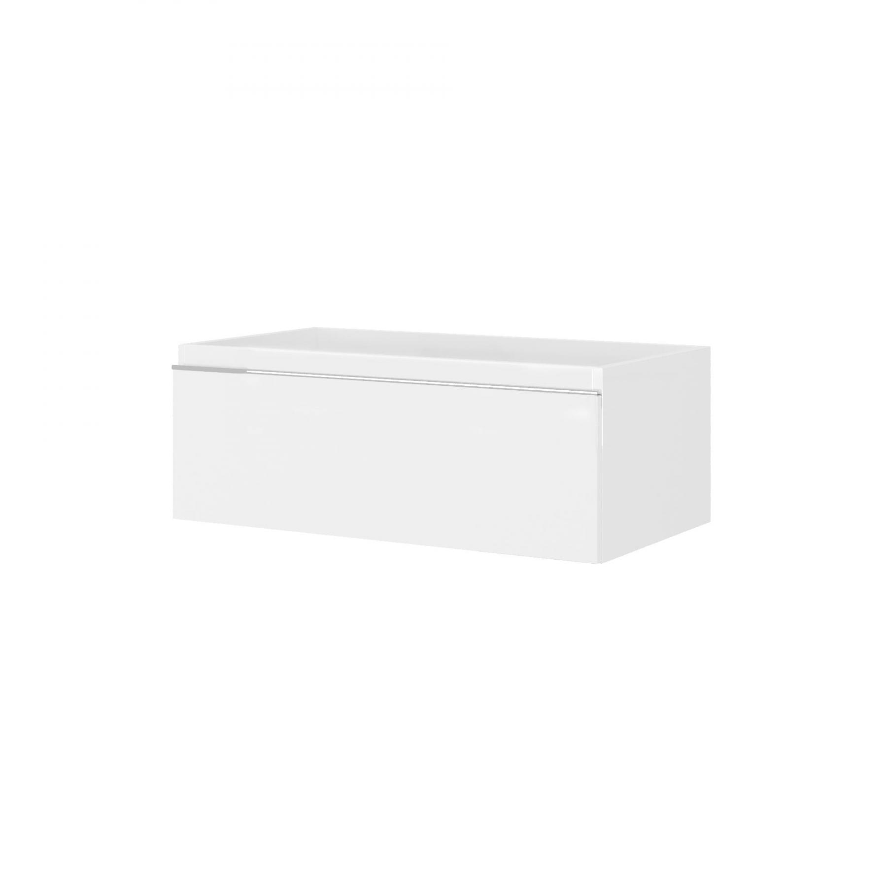 Baza suspendata lavoar Savini Due Idea, PAL/MDF, alb, 80 x 30 x 46 cm alb