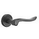 Maner usa interior cu rozeta rotunda Yale Eagle, zinc, negru mat, 121 x 23 x 62  mm