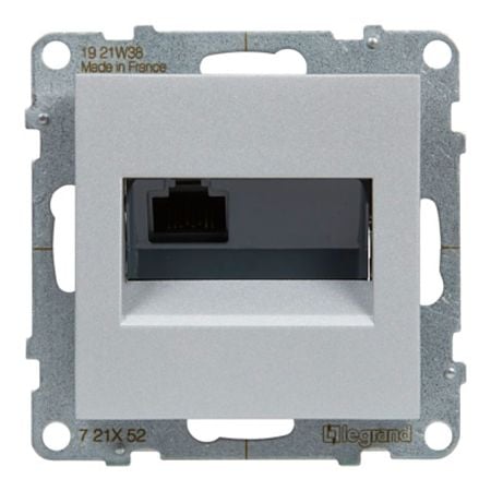 Priza RJ45 Legrand New Suno L721352, aluminiu