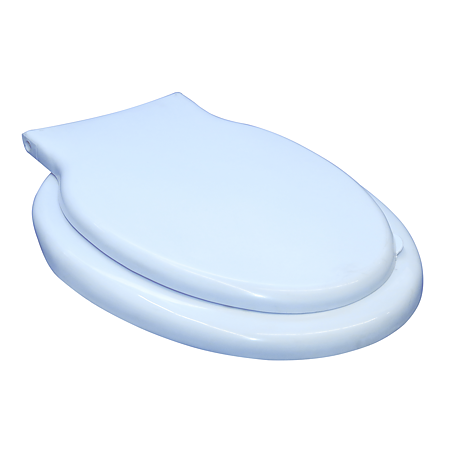 Capac WC Romtatay Unic, polipropilena, bleu, 48x39x5 cm