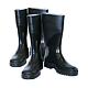 Cizme de protectie Ginocchio, PVC, captuseala din poliester, negru, marimea 43