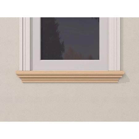 Solbanc decorativ exterior FP205D, polistiren EPS 100, 100 x 70 x 2000 mm