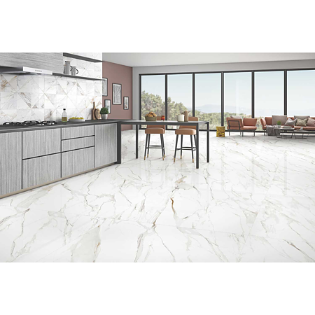 Gresie portelanata Calacatta de exterior/interior alb mat, dreptunghiulara, 120 x 60 cm Gresie portelanata Calacatta de exterior/interior alb mat, dreptunghiulara, 120 x 60 cm