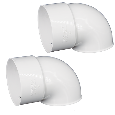 Cot evacuare burlan PVC Regenau, 100 mm, alb
