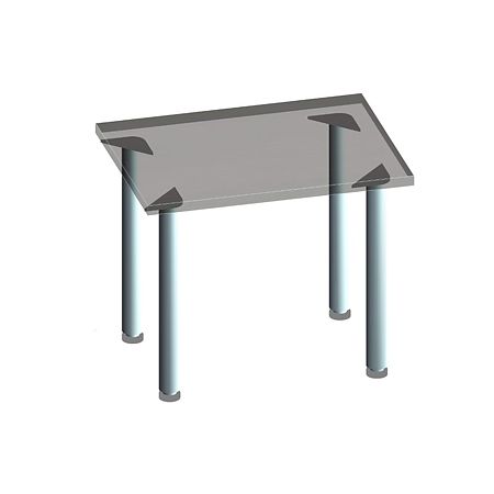 Masa de bucatarie cu picioare cromate reglabile blat 36, wenge, 90x66 cm Masa de bucatarie cu picioare cromate reglabile blat 36, wenge, 90x66 cm
