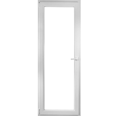 Usa PVC pentru balcon, alb, 86 x 204 cm, stanga