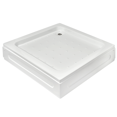  Cada dus Fibrocom Mercur, acril, patrata, 90 x 90 x 24 cm