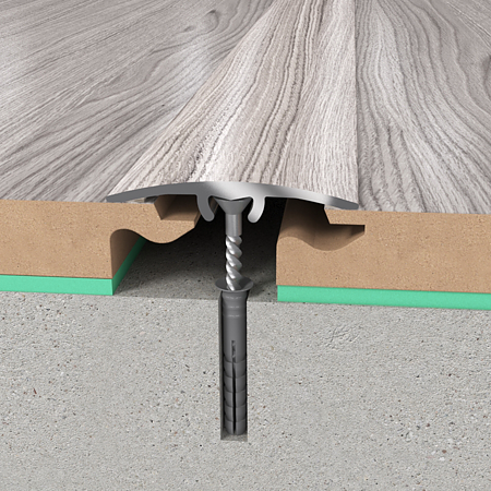 Profil de dilatatie din aluminiu SM1, Arbiton, stejar deschis, 0,93 m