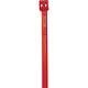 Coliere din plastic, poliamida 6.6, rosu, 100 x 2.5 mm, 100 bucati
