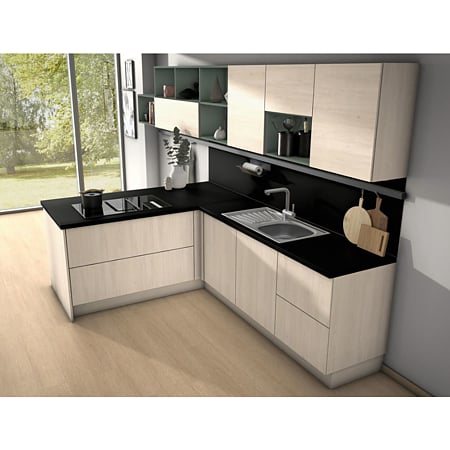 Blat masa Egger U999 ST78, semi mat, negru, 4100 x 920 x 38 mm