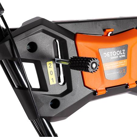Motocultor Detoolz 8.5cp 212cc, benzina 4T, 3 viteze, pornire manuala, cu roti