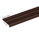 Glaf metalic exterior Caretta Briliant Z150, otel, maro, RAL 8017, 3000 x 150 mm Glaf metalic exterior Caretta Briliant Z150, otel, maro, RAL 8017, 3000 x 150 mm