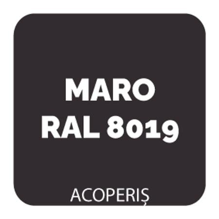 Vopsea Oskar Direct pe acoperis, maro RAL 8019, exterior, 0.75 L