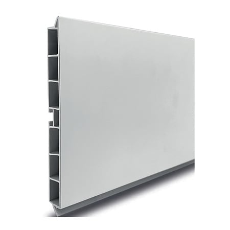 Plinta PVC cu folie de transfer, alb, 100 mm x 4 m