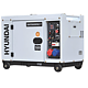 Generator curent electric trifazic, diesel, Hyundai HY-DHY8600SE-T, 6.3 kW, 1 x 380V + 1 x 220 V, capacitate rezervor 14 l
