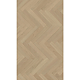 Parchet laminat furniruit 9,5 mm Berry Alloc Parqwood Herringbone Oak Calm Silk, placa tip B, clasa de trafic comercial intens 33, abraziune AC5, OmniLoc A&B, 50,4 X 8,4 cm