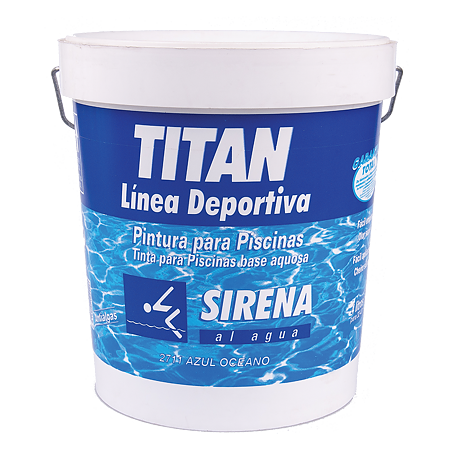 Vopsea piscina Titan Sirena Ocean Blue, 4 l