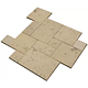 Dale pavaj arvore Star Stone, modul France, smoke, 3 cm