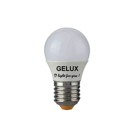 Bec Eco Led Gelux G45, E27, 8 W, 640 lm, lumina rece 6500 K