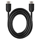 Cablu HDMI/Ethernet de mare viteza Emos, tata  - tata drept, 2.5 m