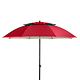 Umbrela pentru terasa Derby Windprofi, rosu, 8 spite, diametru 200 cm, inaltime 207 cm