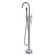 Baterie cada freestanding Axys Seel, fixare in podea, alama, crom, monocomanda, 109 x 95.5 x 16 cm 
