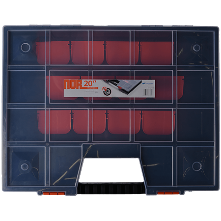 Cutie pentru scule cu organizator, 6.5 x 39 x 49 cm