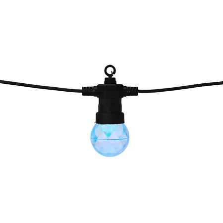 Ghirlanda luminoasa exterior, party lights, 10 LED-uri RGB, 7.5 m
