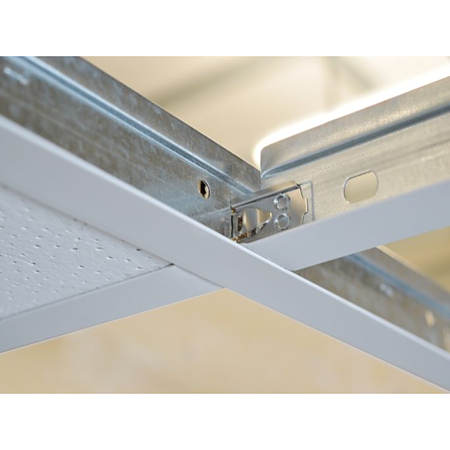 Profil compartimentare Ventatec Knauf, otel galvanizat, alb, 1200 x 24 x 33 mm