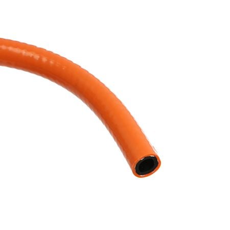 Furtun gaz Tricoflex Propatress, ranforsat, PVC, portocaliu, 25 m