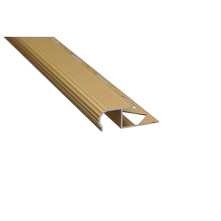 Profil incorporabil pentru treapta, S81, 10,5 mm, auriu, 2,5 m