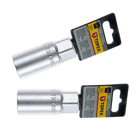 Cheie tubulara pentru bujii, Topex 38D765, 65 x 21 mm, 1/2"