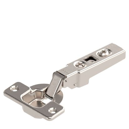 Balama aruncatoare clip-top Blum Motion, aplicata, otel nichelat, argintiu, deschidere 100°